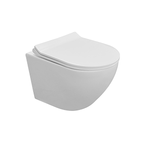 China Wall-Hung Toilet Factory Tankless Rimless